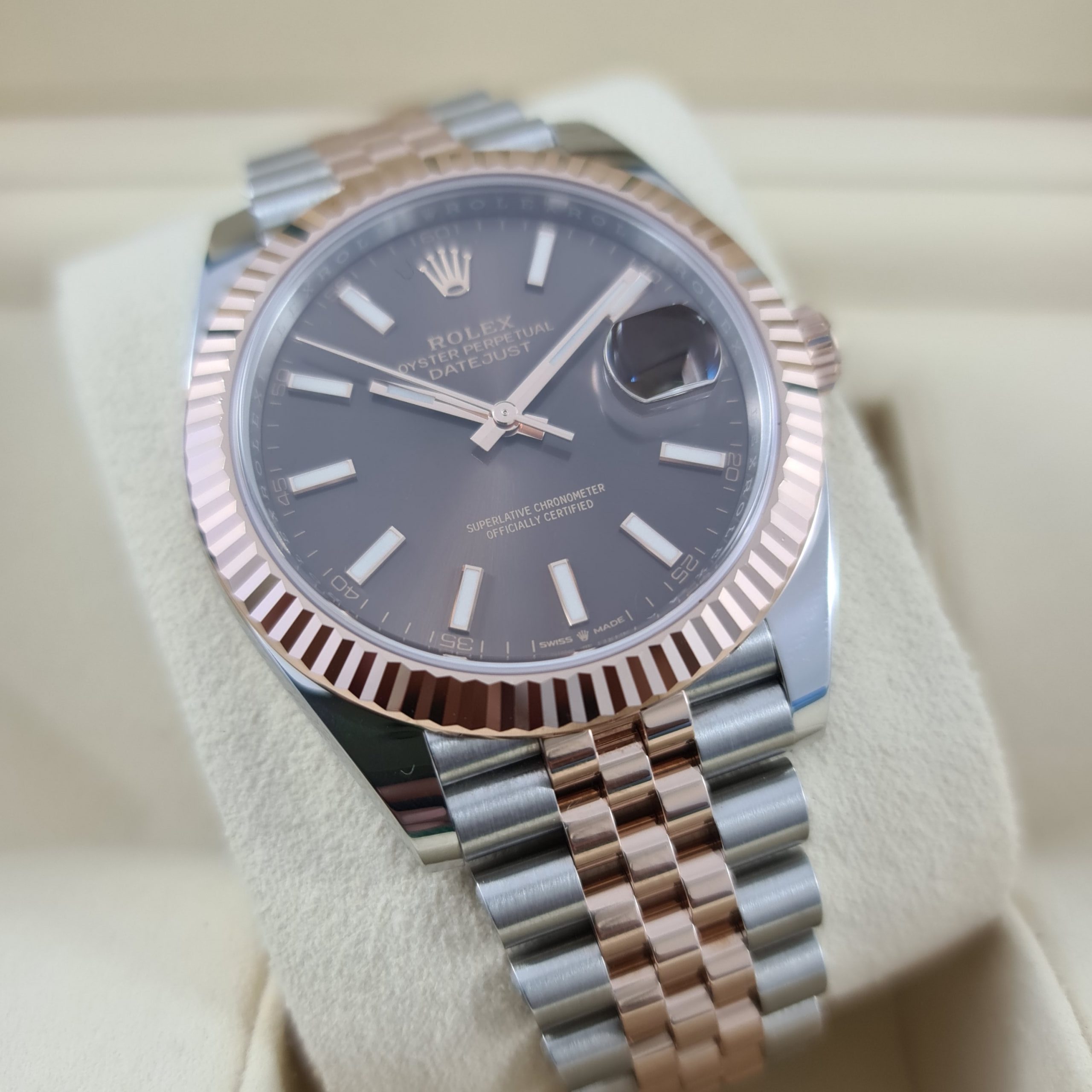Rolex Datejust 41mm Everose Gold & Steel – luxury Watches