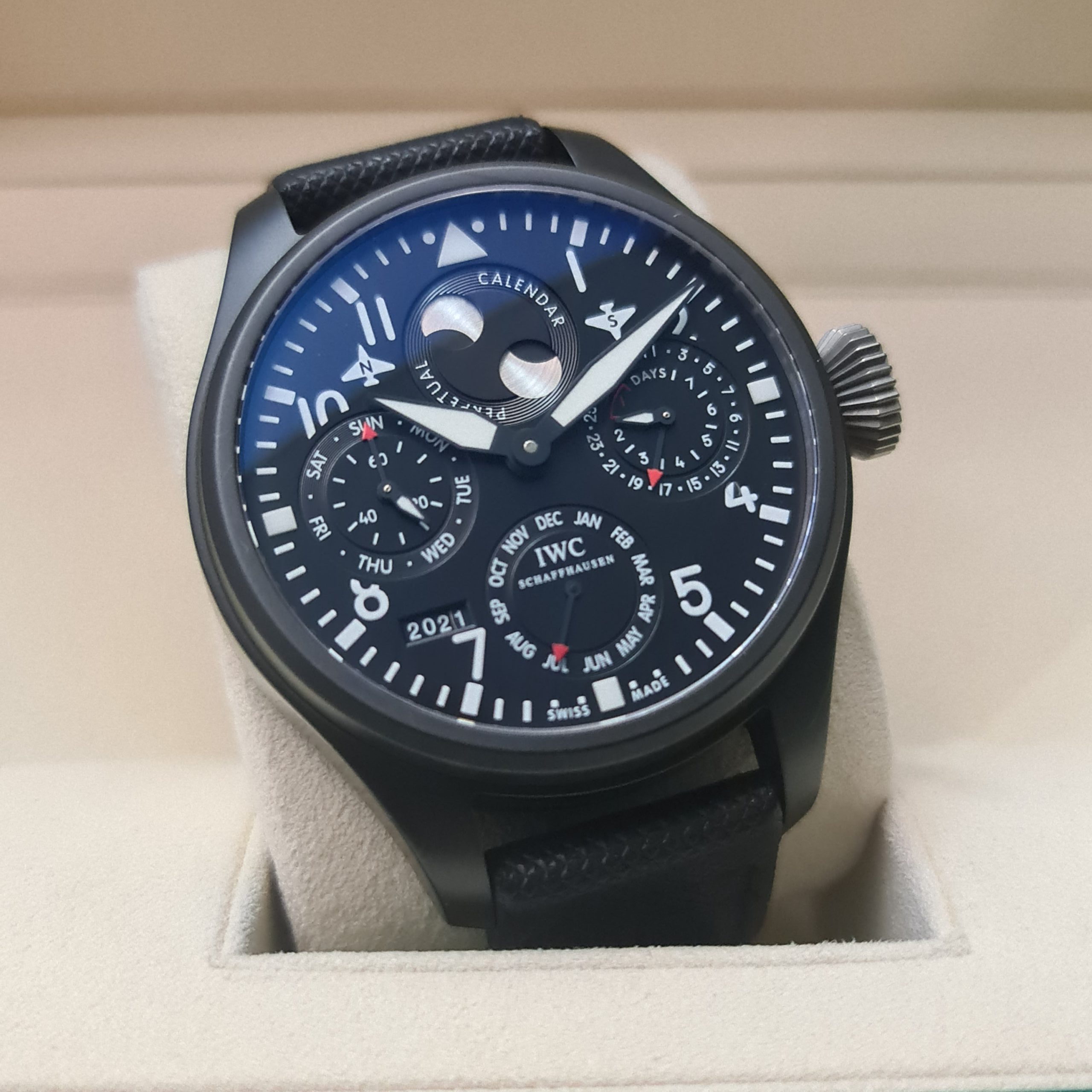 IWC Big Pilot’s Watch Perpetual Calendar Top Gun – luxury Watches