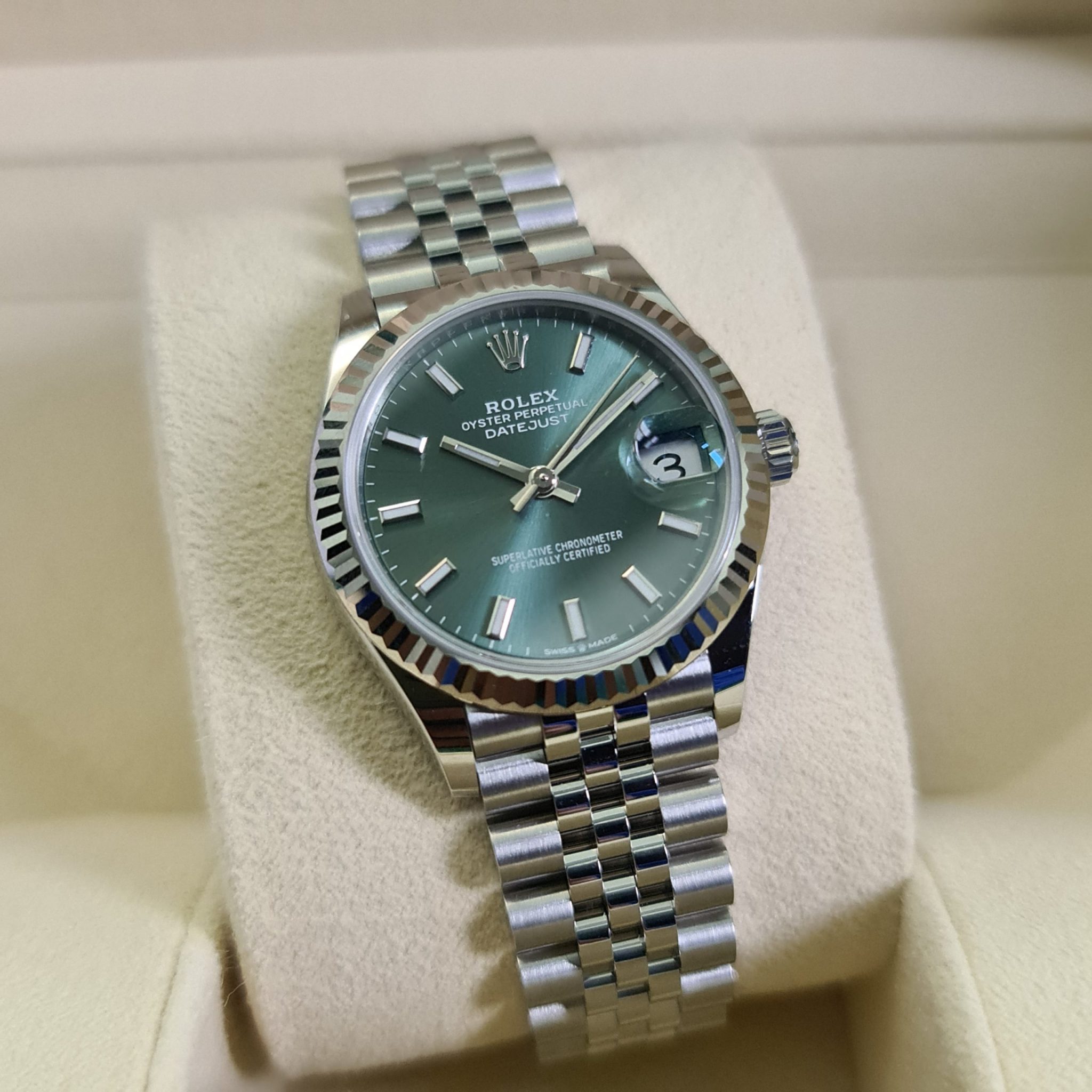 datejust mint green