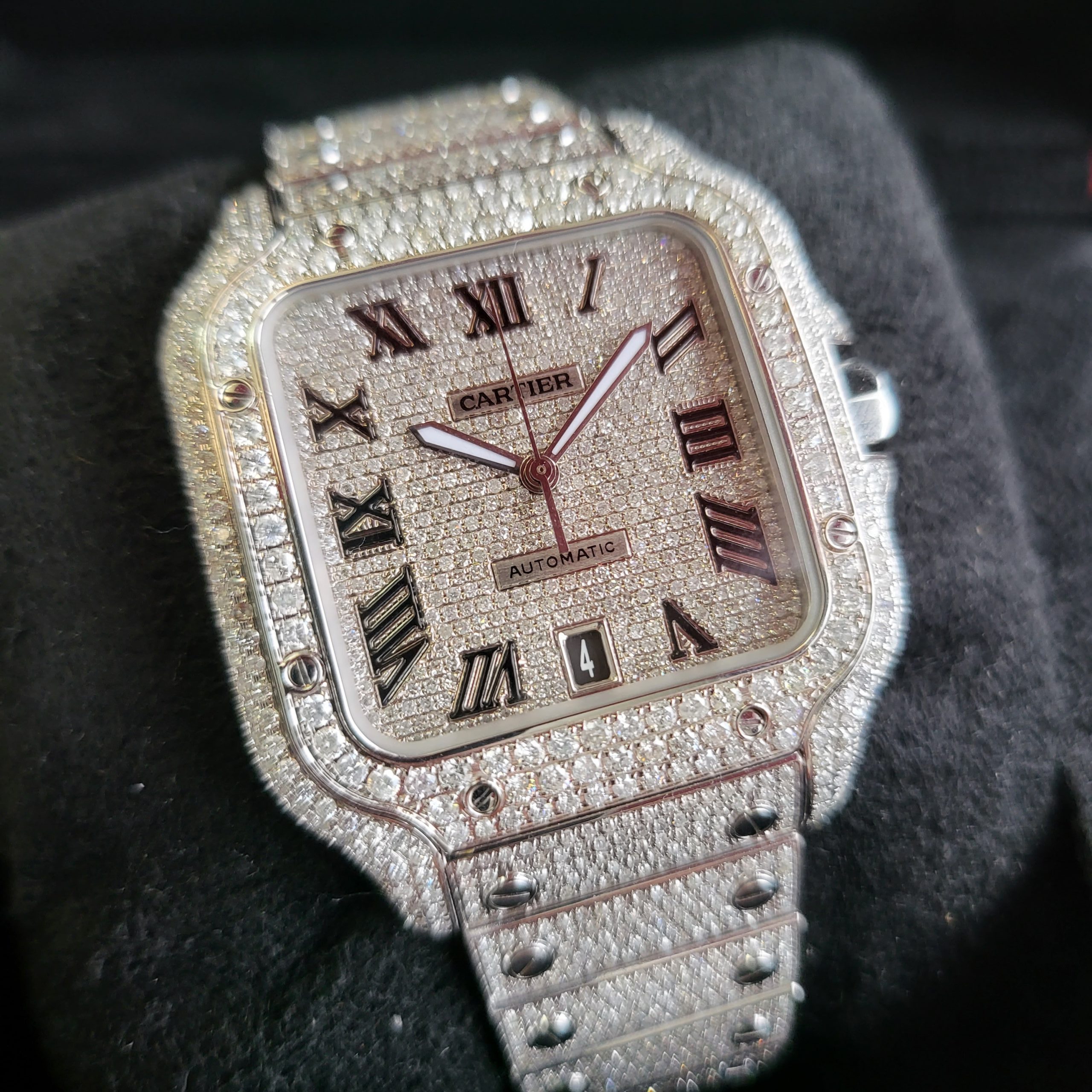 Cartier Santos De Cartier Iced Out NEW 2021 – luxury Watches